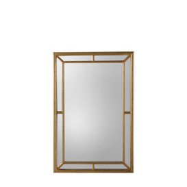 Gallery Interiors Sinatra Mirror in Gold / Gold / Rectangle - thumbnail 1