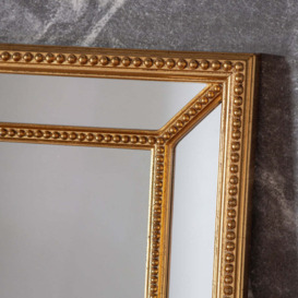 Gallery Interiors Sinatra Mirror in Gold / Gold / Rectangle - thumbnail 3