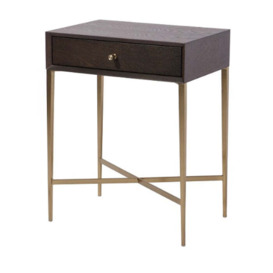 RV Astley Finley Side Table Chocolate Finish