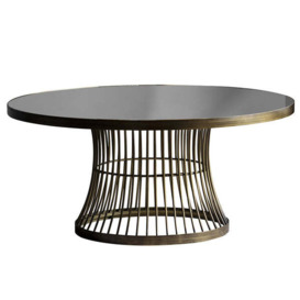 Gallery Interiors Pickford Coffee Table in Bronze - thumbnail 1