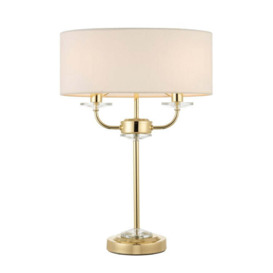 Olivia's Nyla Table Lamp Brass