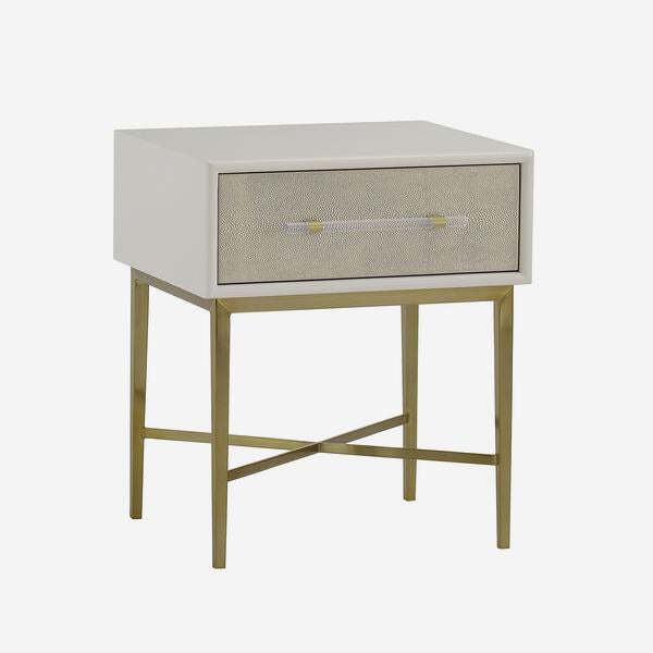 Andrew Martin Alice Bedside Table White - image 1