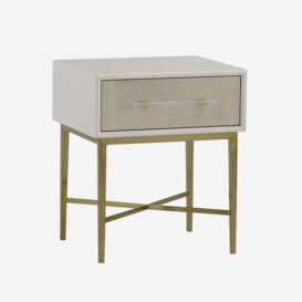Andrew Martin Alice Bedside Table White - thumbnail 1