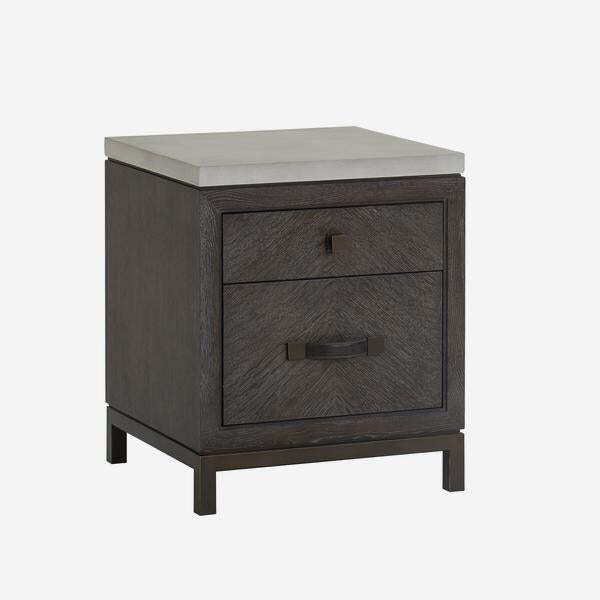 Andrew Martin Emerson Bedside Table Black - image 1