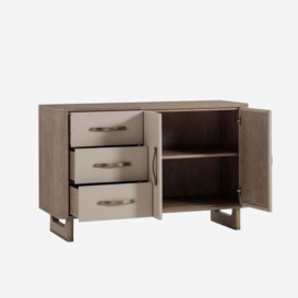 Andrew Martin Charlie 3 Drawer Sideboard Brown / Small - thumbnail 2