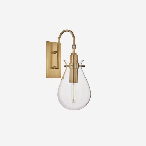 Andrew Martin Ivy Wall Light Aged Brass - image 1