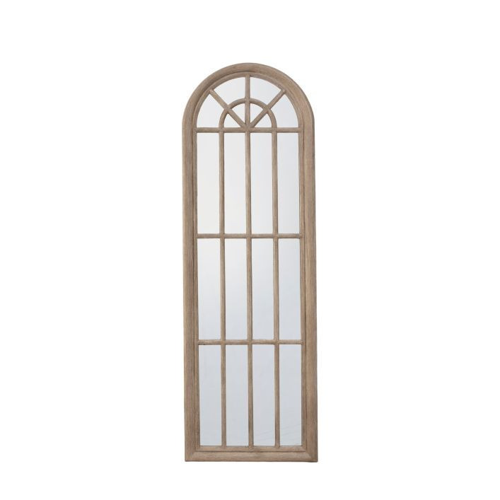 Gallery Interiors Curtis Arched Window Pane Mirror in Gold - image 1