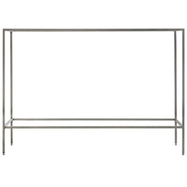 Gallery Interiors Rothbury Console Table Silver