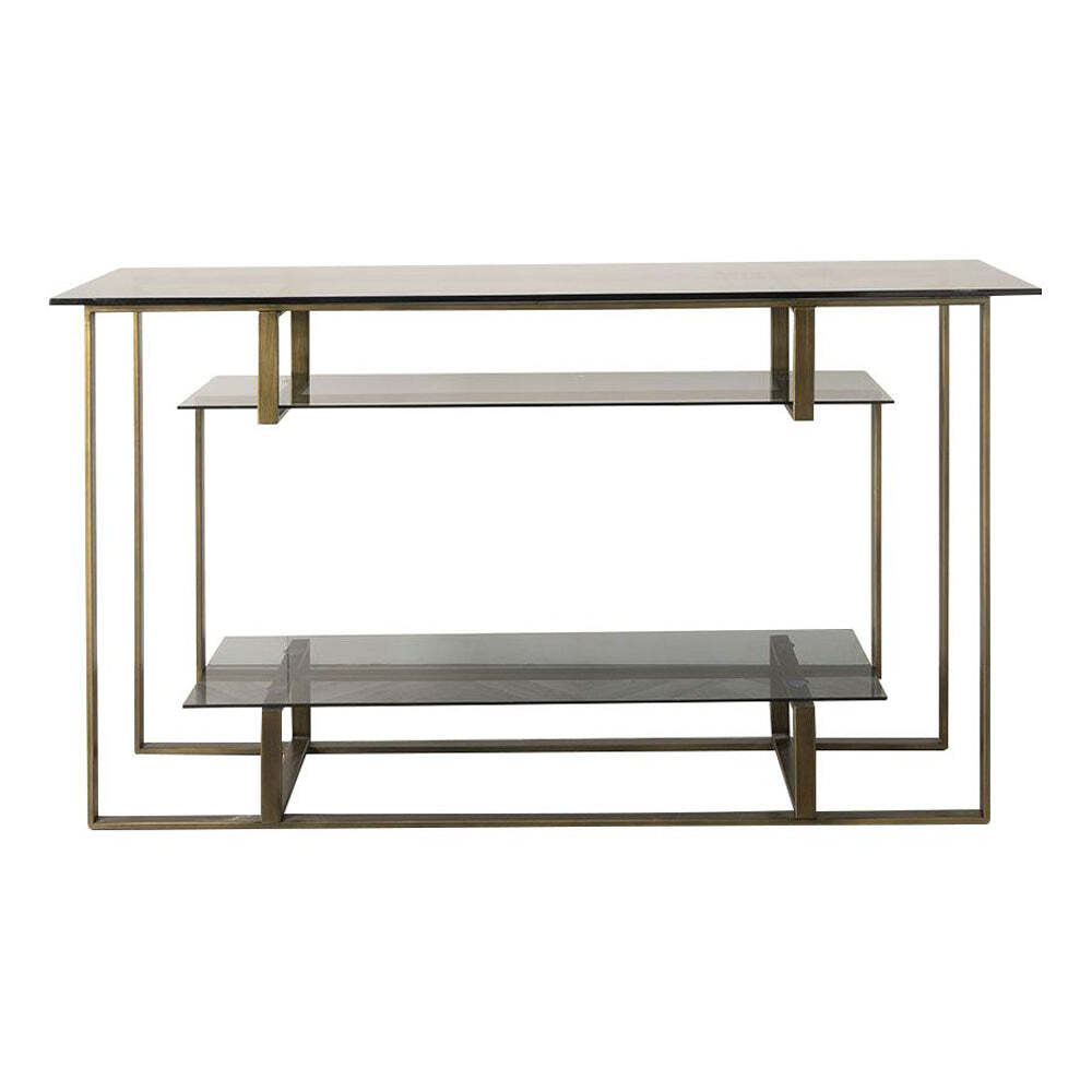 Gallery Interiors Thornton Bronze Console Table - image 1