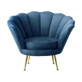 Gallery Interiors Rivello Occasional Chair - Outlet / Inky Blue - thumbnail 1