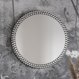 Gallery Interiors Fallon Round Mirror Large - Outlet - thumbnail 2