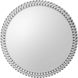 Gallery Interiors Fallon Round Mirror Large - Outlet - thumbnail 1