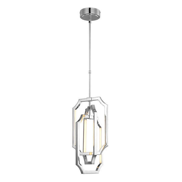 Elstead Feiss Audrie 6 Light Pendant Polished Nickel