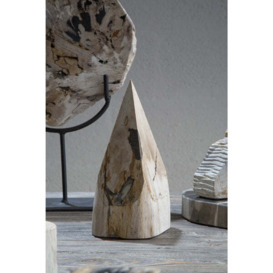 Olivia's Natural Living Collection - Raven Petrified Wood Ornament - thumbnail 2