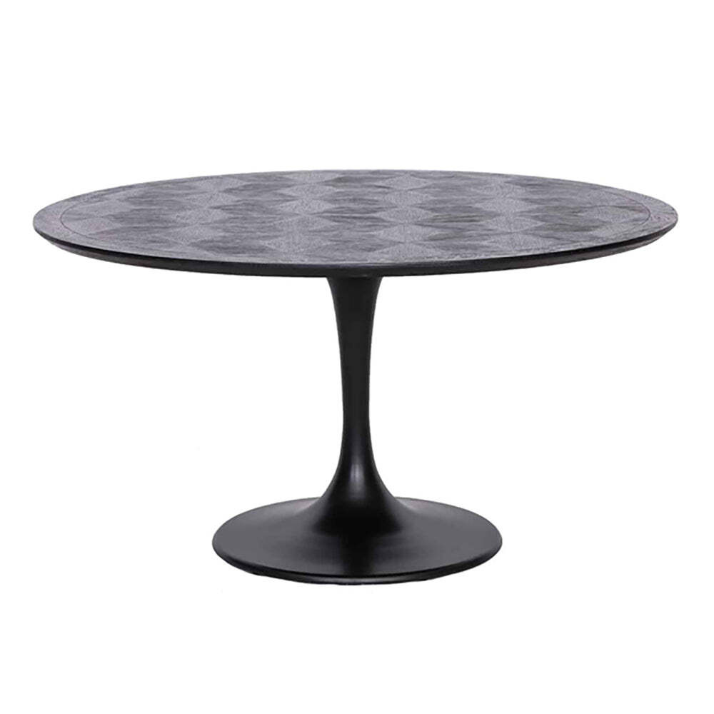 Richmond Blax 4 Seater Round Dining Table in Black - image 1