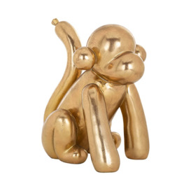 Richmond Monkey Gold Ornament - thumbnail 1