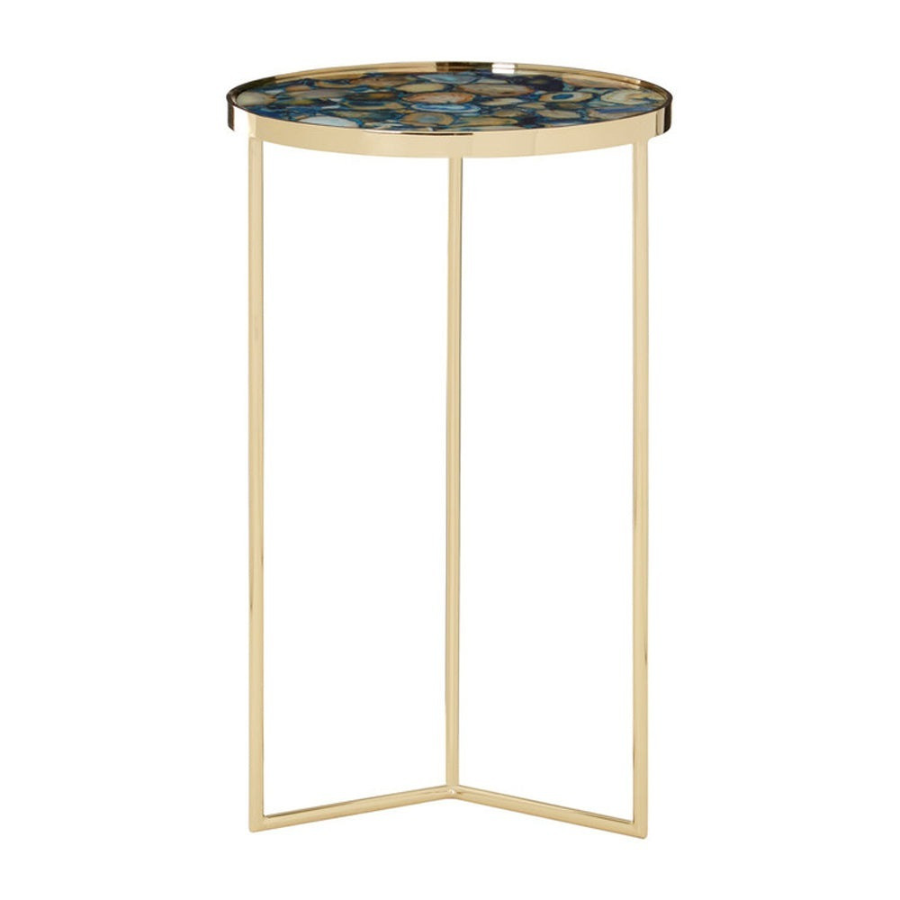 Olivia's Boutique Hotel Collection - Blue Agate Side Table - image 1