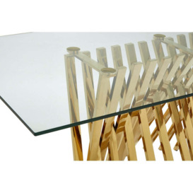 Olivia's Luxe Collection - Areo Gold Dining Table - thumbnail 2