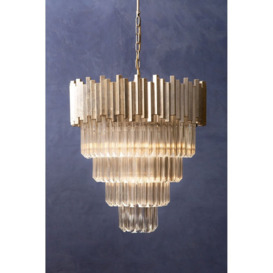Olivia's Luxe Collection - Penny Silver Chandelier Large - thumbnail 3