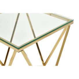 Olivia's Luxe Collection - Twist Gold Side Table - thumbnail 3