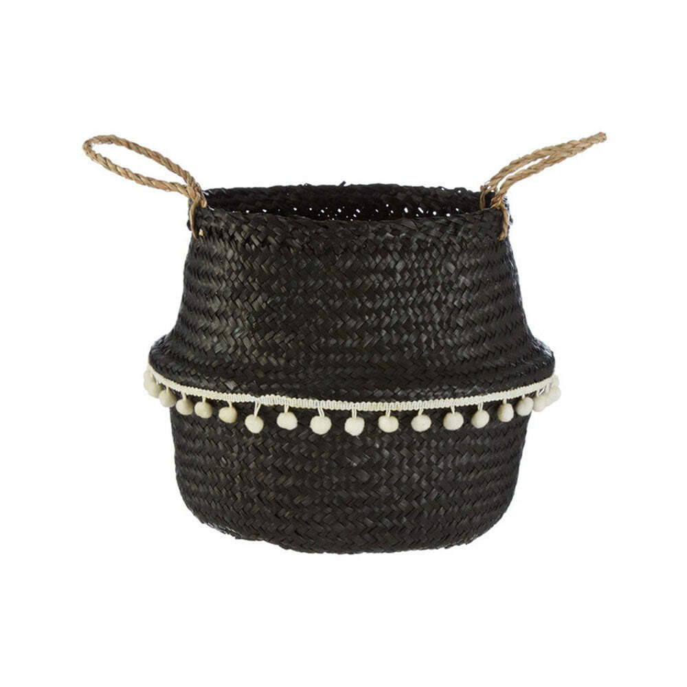 Olivia's Black Seagrass Basket Small - image 1