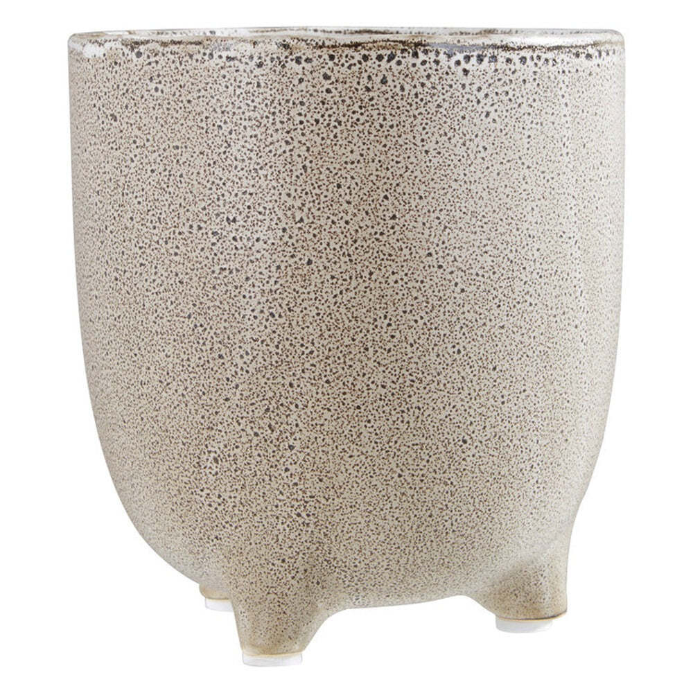Olivia's Speckled Natural Stoneware Planter Small - image 1