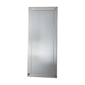 Gallery Interiors Petruth Leaner Mirror Silver - Outlet