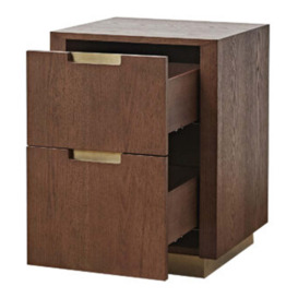 Liang & Eimil Balkan Bedside Table Classic Brown finished - thumbnail 2