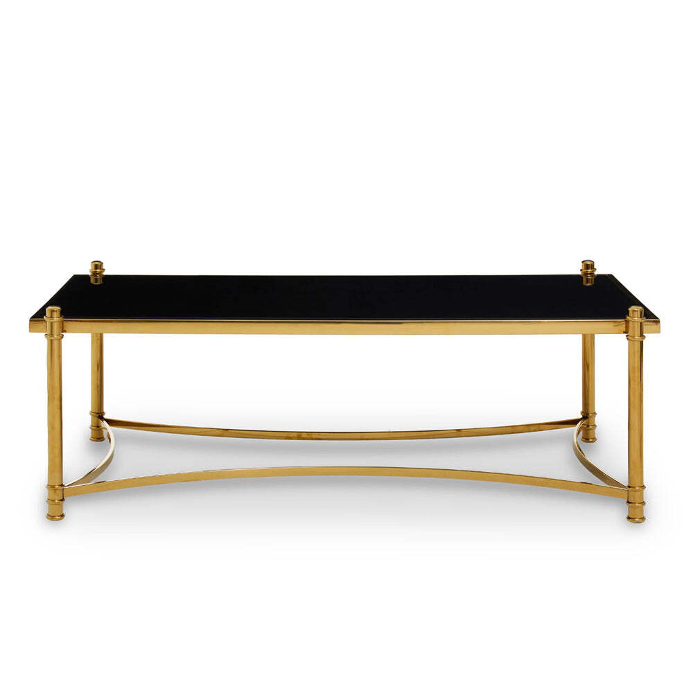 Olivia's Ackley Coffee Table Black And Gold - image 1