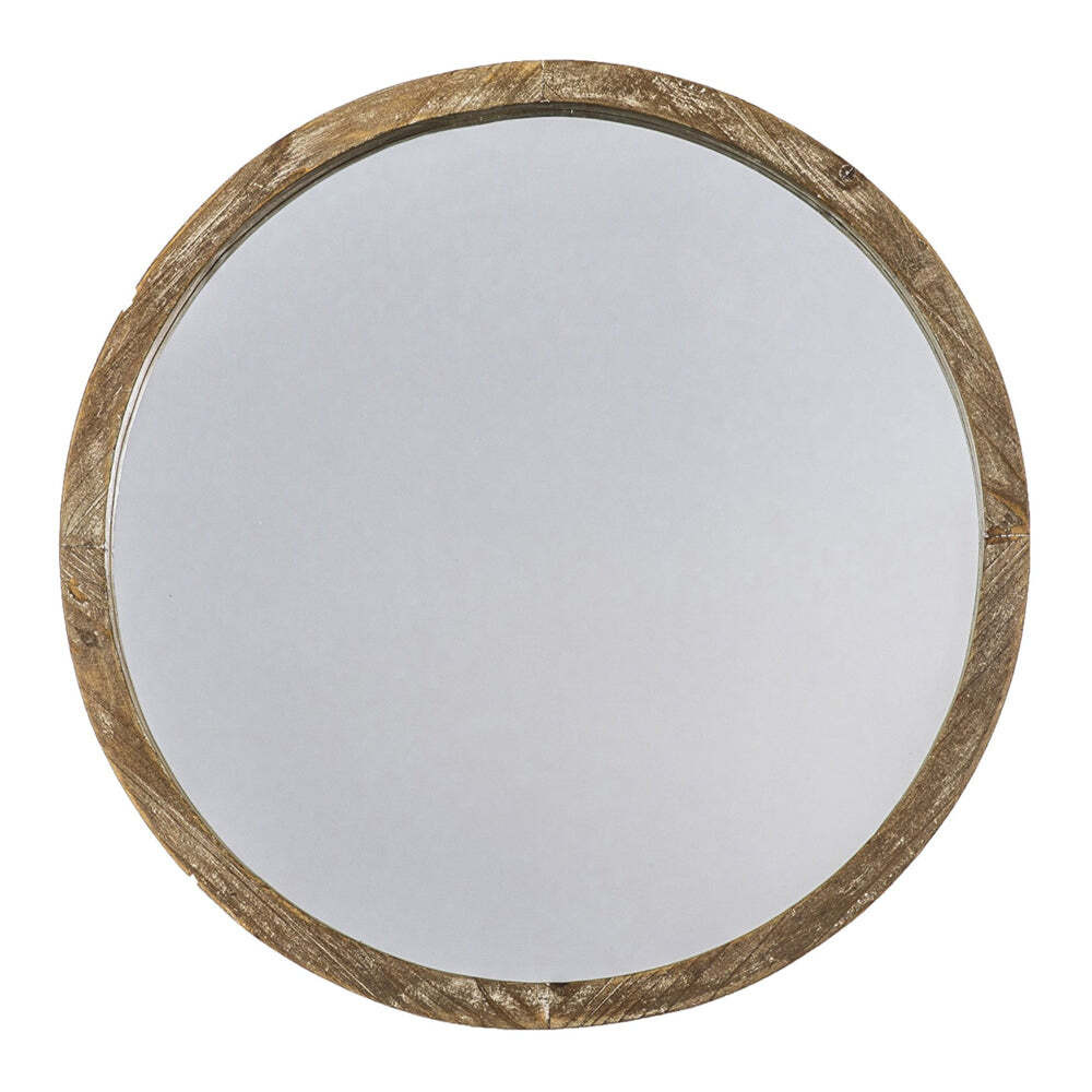 Gallery Interiors Apollo Mirror Round Natural / Small - image 1