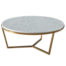 TA Studio Fisher Coffee Table Marble and Brass / Small
