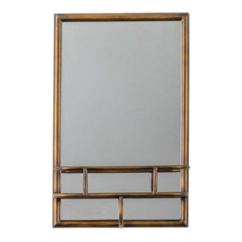 Gallery Interiors Isaac Rectangle Mirror Bronze - thumbnail 1