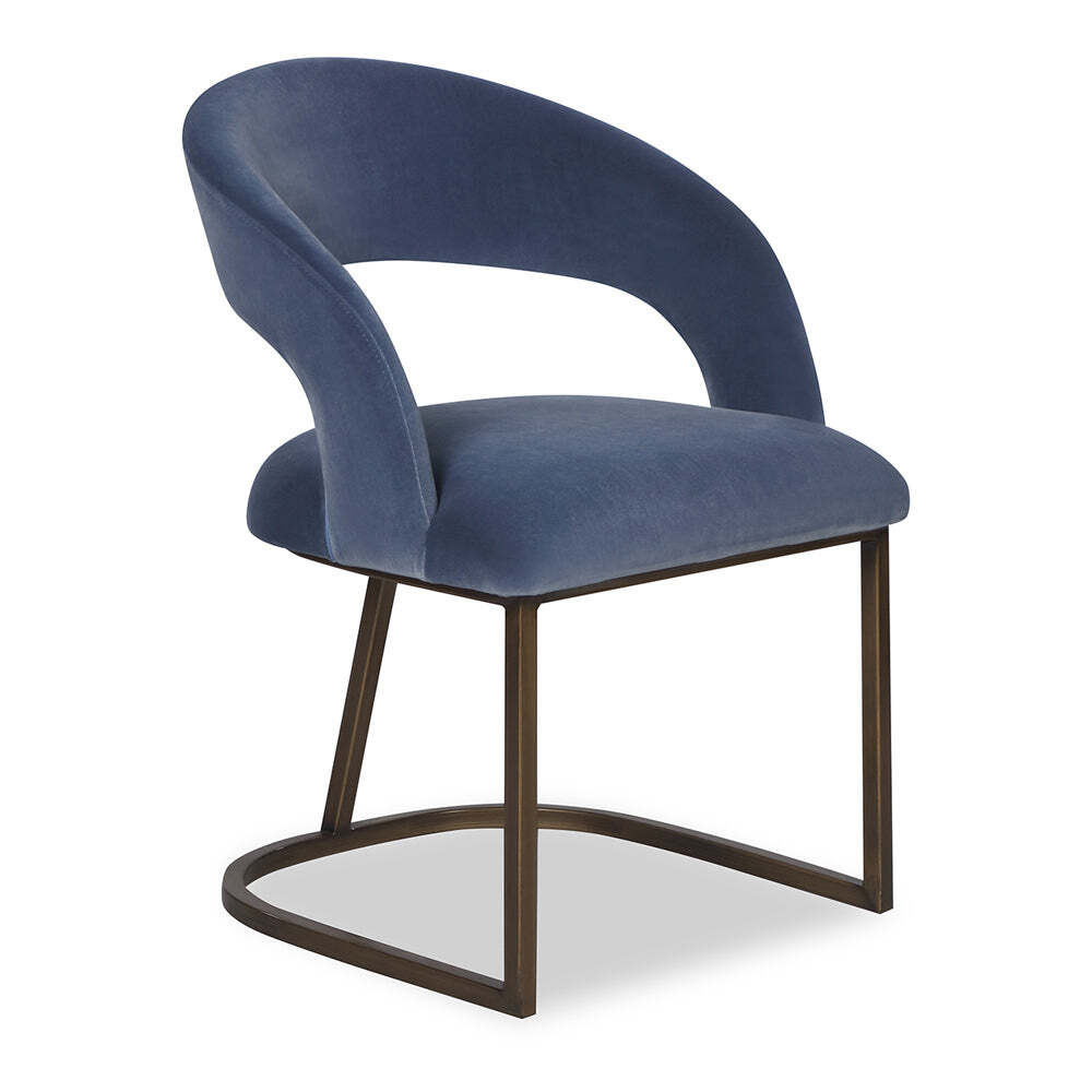 Liang & Eimil Alfie Dining Chair Cobalt Blue - image 1