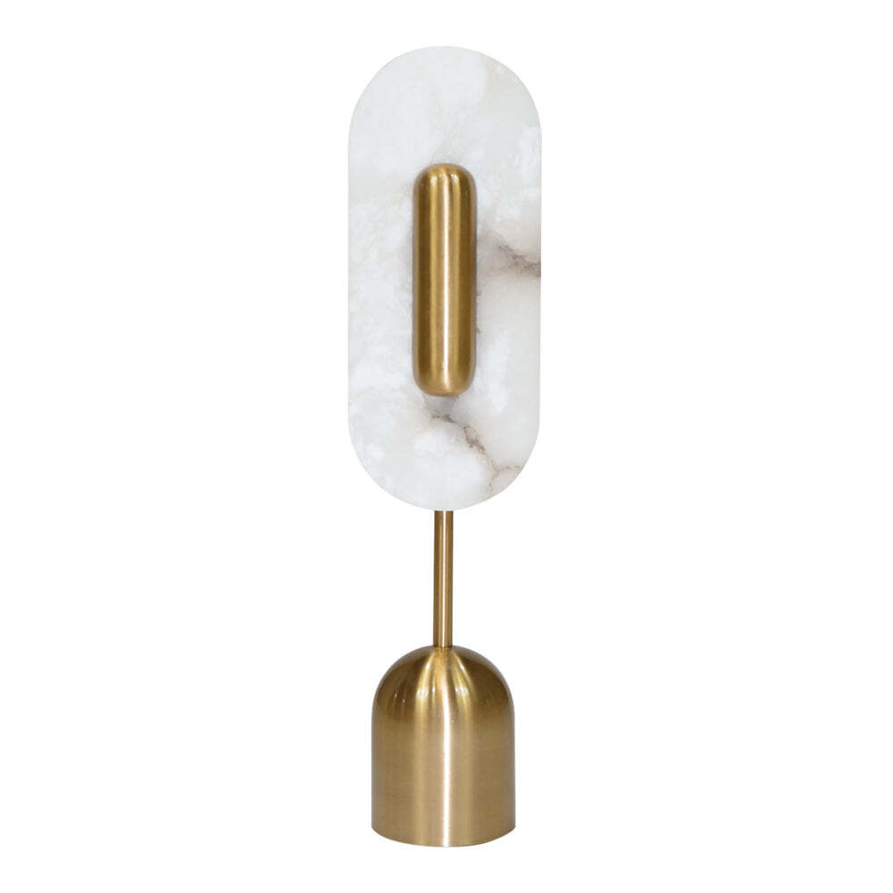 Mindy Brownes Wembley Table Lamp in Gold And White