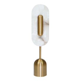 Mindy Brownes Wembley Table Lamp in Gold And White