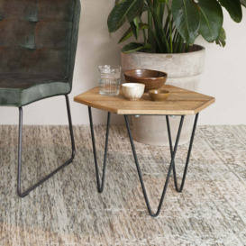 Olivia's Nordic Living Collection - Carrson Side Table in Brown - thumbnail 2