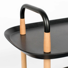 Olivia's Nordic Living Collection - Canute Trolley in Black - thumbnail 3