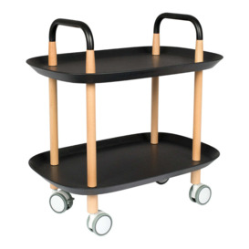 Olivia's Nordic Living Collection - Canute Trolley in Black - thumbnail 2