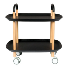 Olivia's Nordic Living Collection - Canute Trolley in Black - thumbnail 1