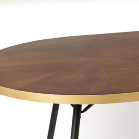 Olivia's Nordic Living Collection - Daven Oval Dining Table in Brown - thumbnail 3