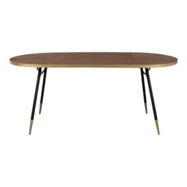 Olivia's Nordic Living Collection - Daven Oval Dining Table in Brown - thumbnail 1