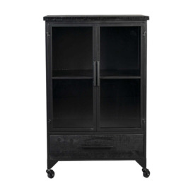 Olivia's Nordic Living Collection - Frey Cabinet in Black / Large - thumbnail 1