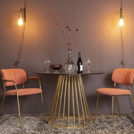 Olivia's Nordic Living Collection - Fokus Dining Table in Gold - thumbnail 2