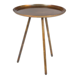 Olivia's Nordic Living Collection - Frann Side Table in Copper