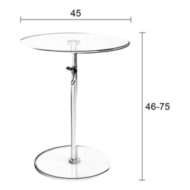 Olivia's Nordic Living Collection - Kelby Side Table in Silver - thumbnail 3