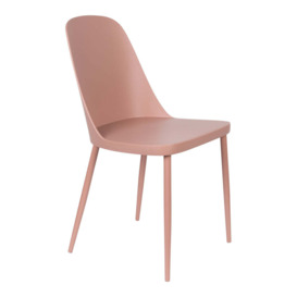 Olivia's Nordic Living Collection - Set of 2 Pascal Dining Chairs in Pink - thumbnail 1