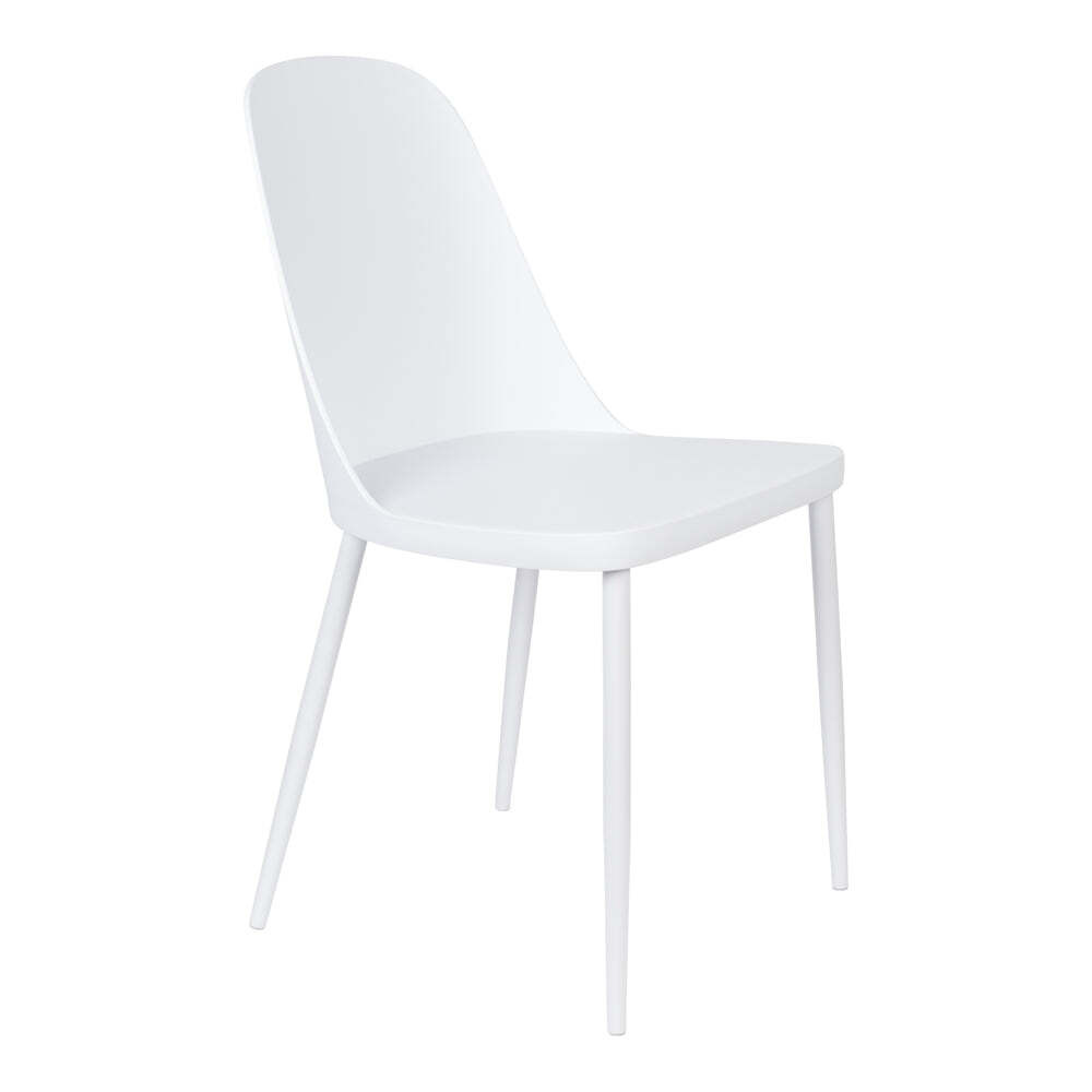Olivia's Nordic Living Collection - Set of 2 Pascal Dining Chairs in White - image 1