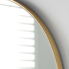 Olivia's Andora Oval Wall Mirror in Gold - thumbnail 2