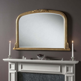 Olivia's Montenegro Arched Wall Mirror in Gold - thumbnail 2
