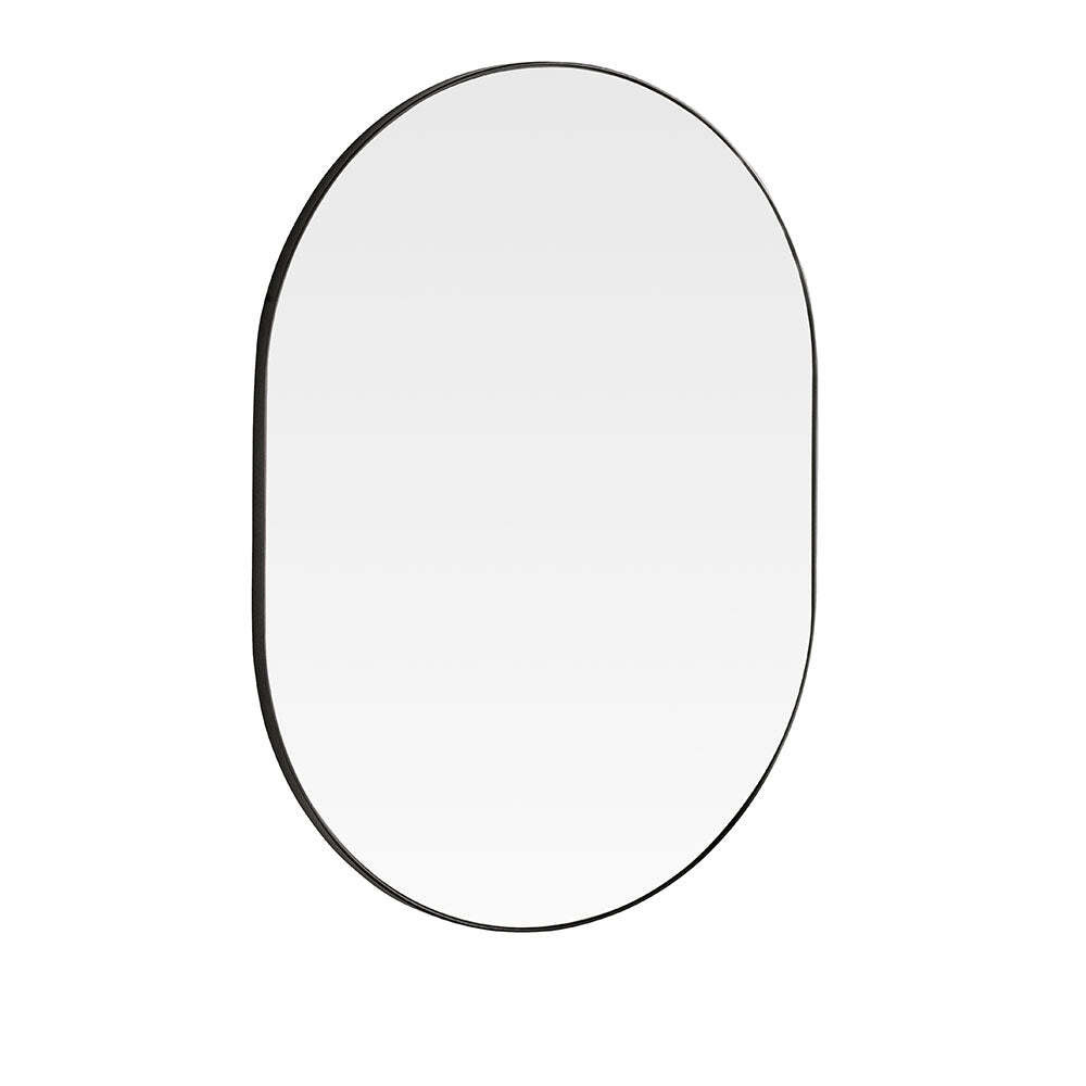 Olivia's Mali Oval Wall Mirror in Black - image 1